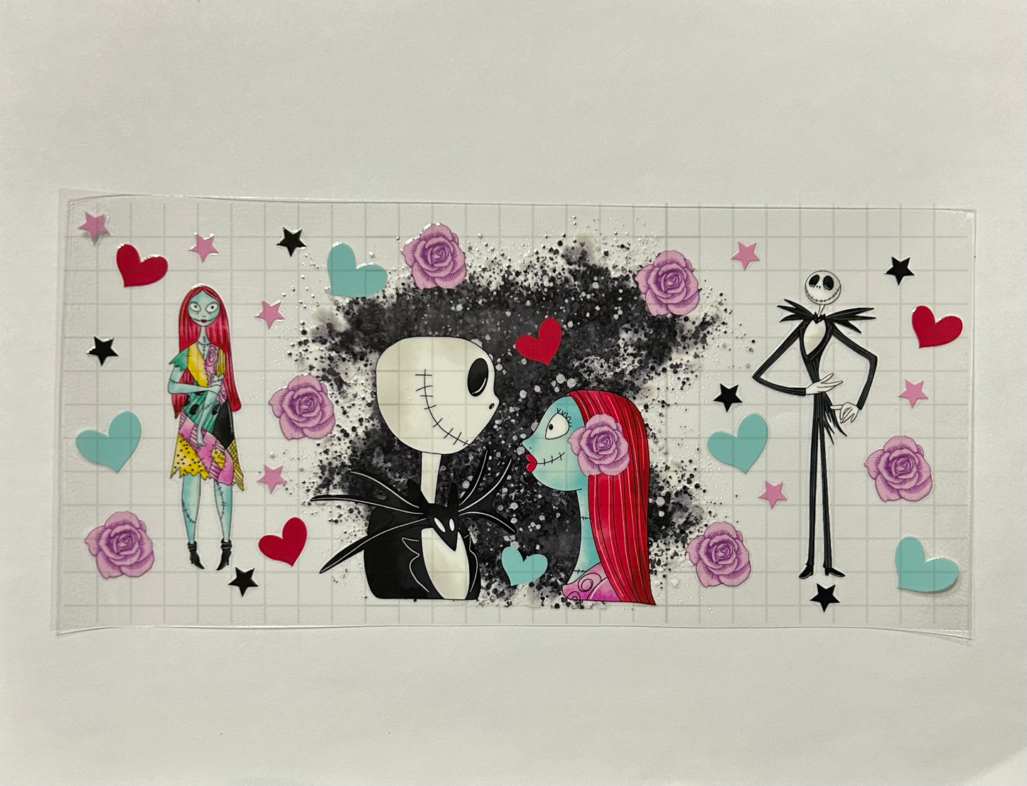 #69 - UV DTF 16 oz cup wrap - Nightmare UV DTF wrap