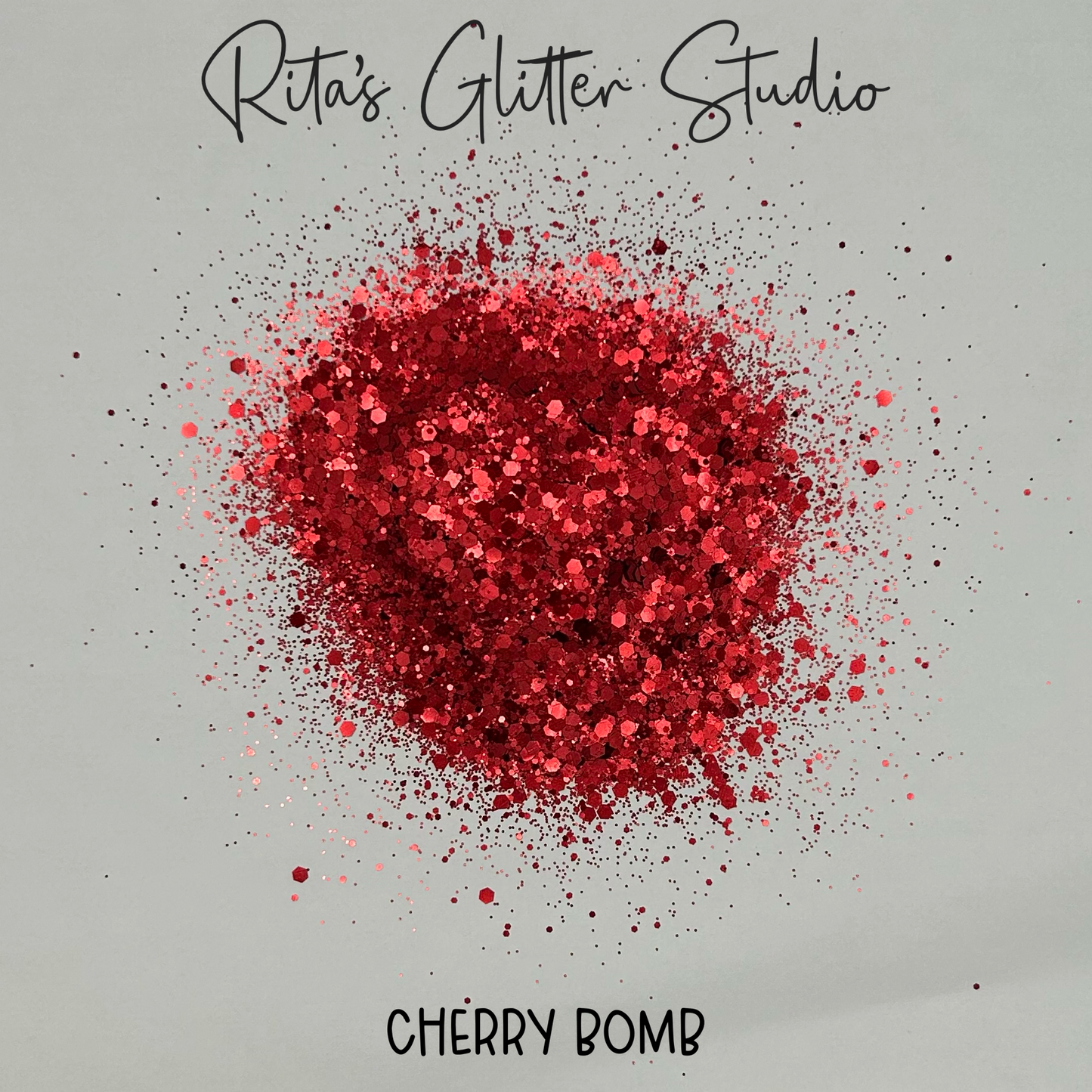 Cherry Bomb - Holographic Red Glitter