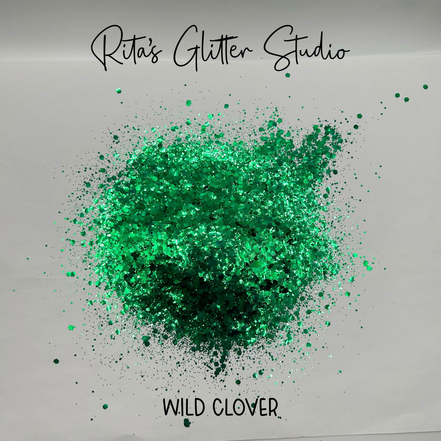 Wild Clover - Green Metallic Glitter