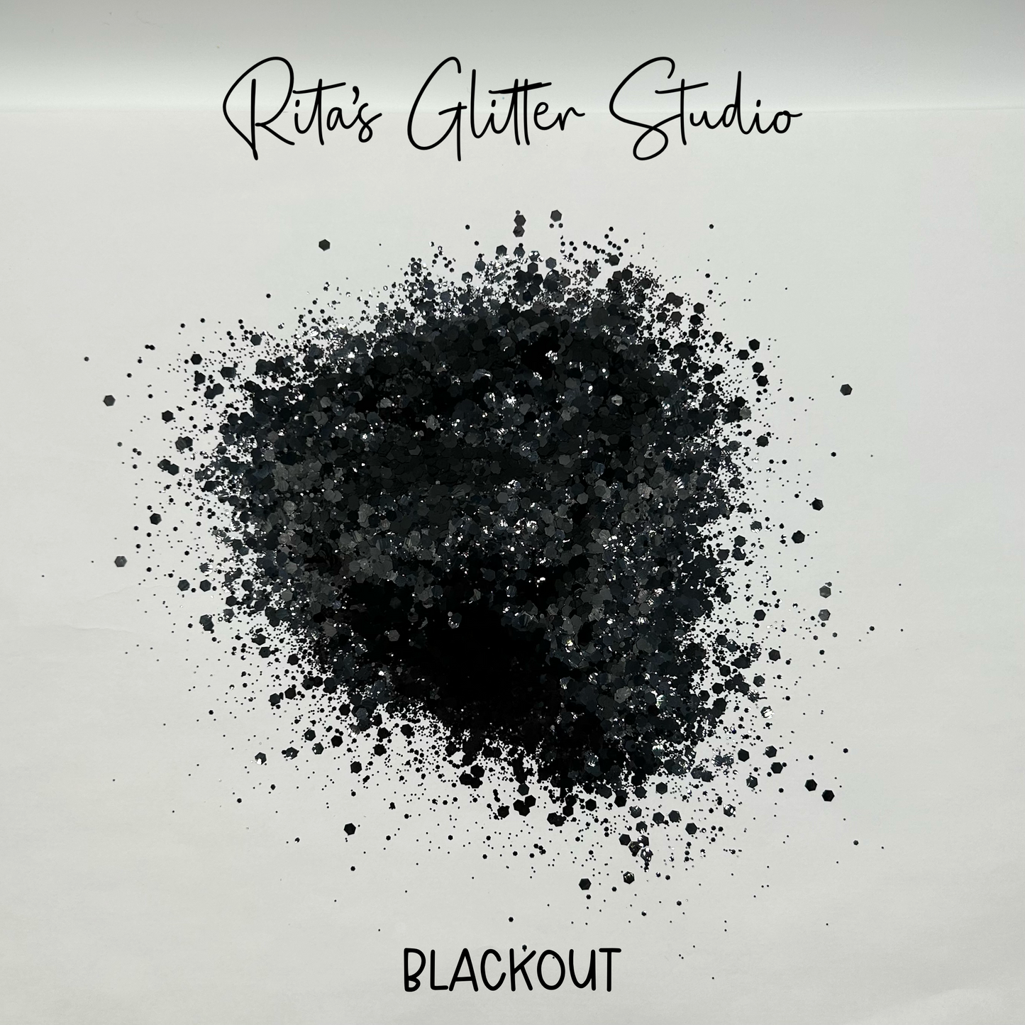 Blackout - Black Metallic Glitter