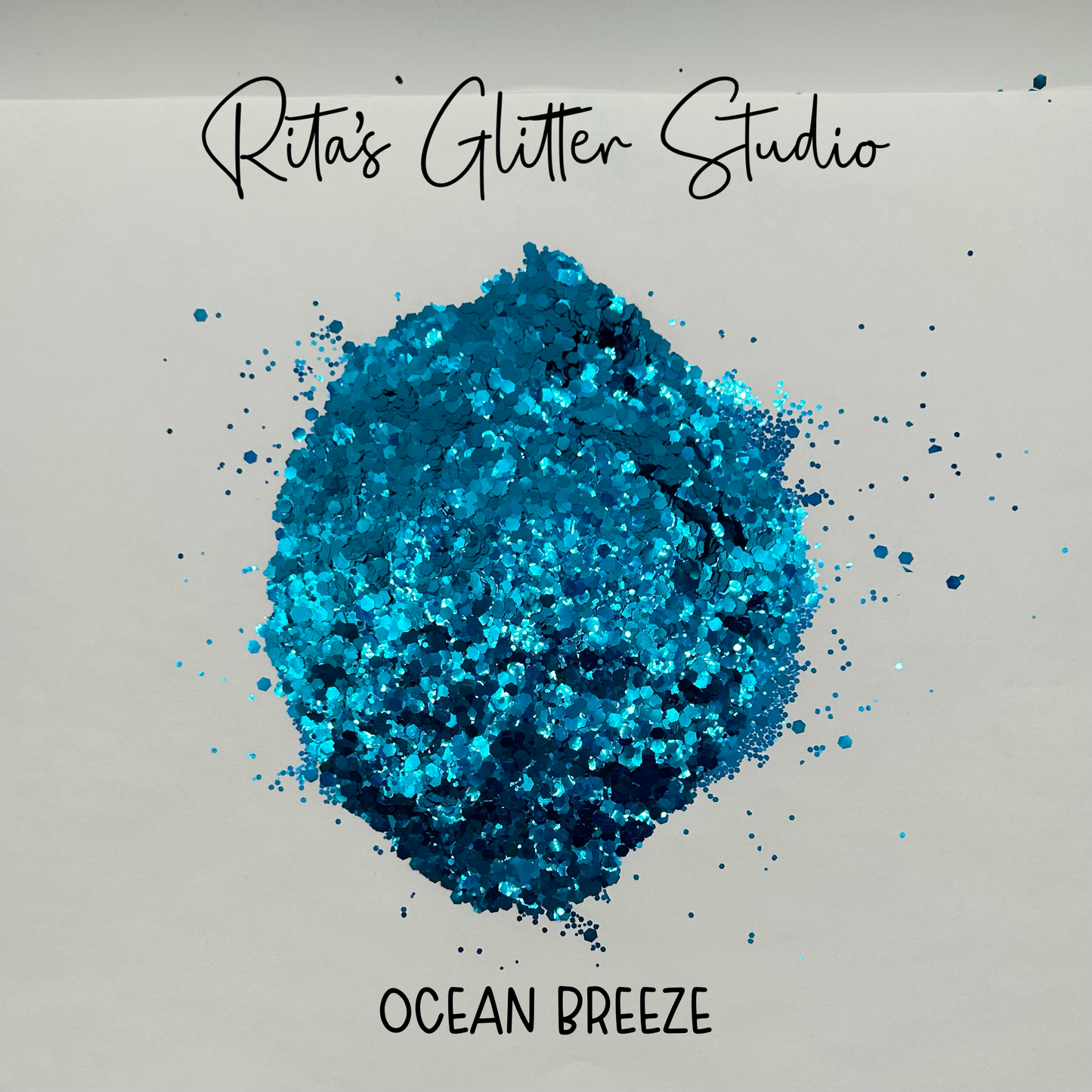 Ocean Breeze - Blue Metallic Glitter