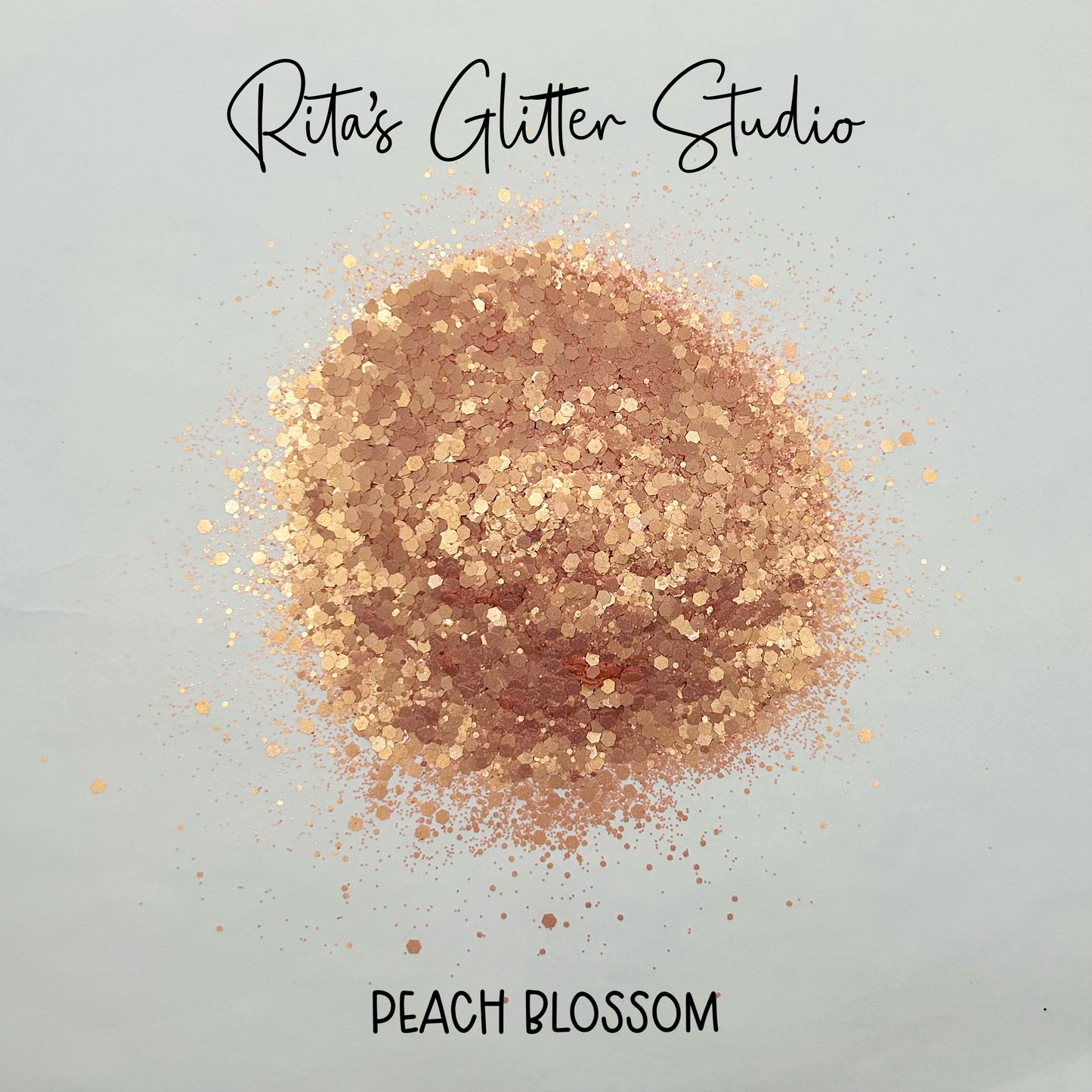 Peach Blossom- Peach Pearl Glitter