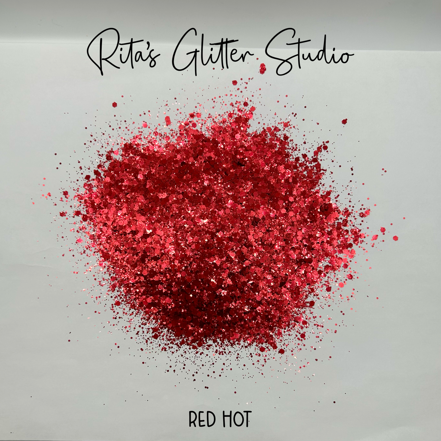 Red Hot - Red Metallic Glitter