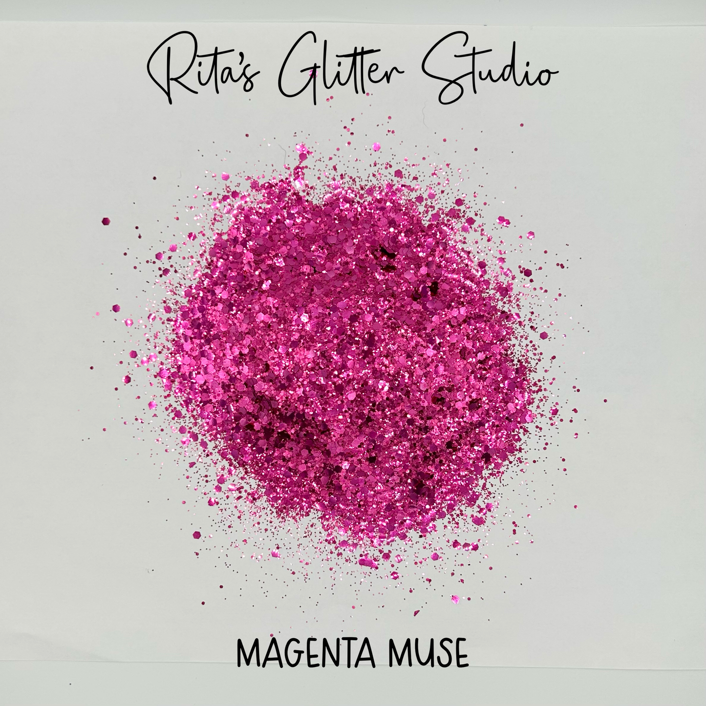Magenta Muse - Pink Metallic Glitter