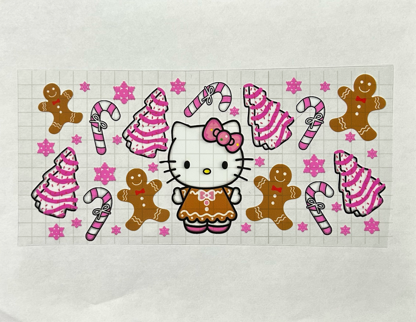 #11 - UV DTF 16 oz cup wrap - Christmas UV DTF wrap