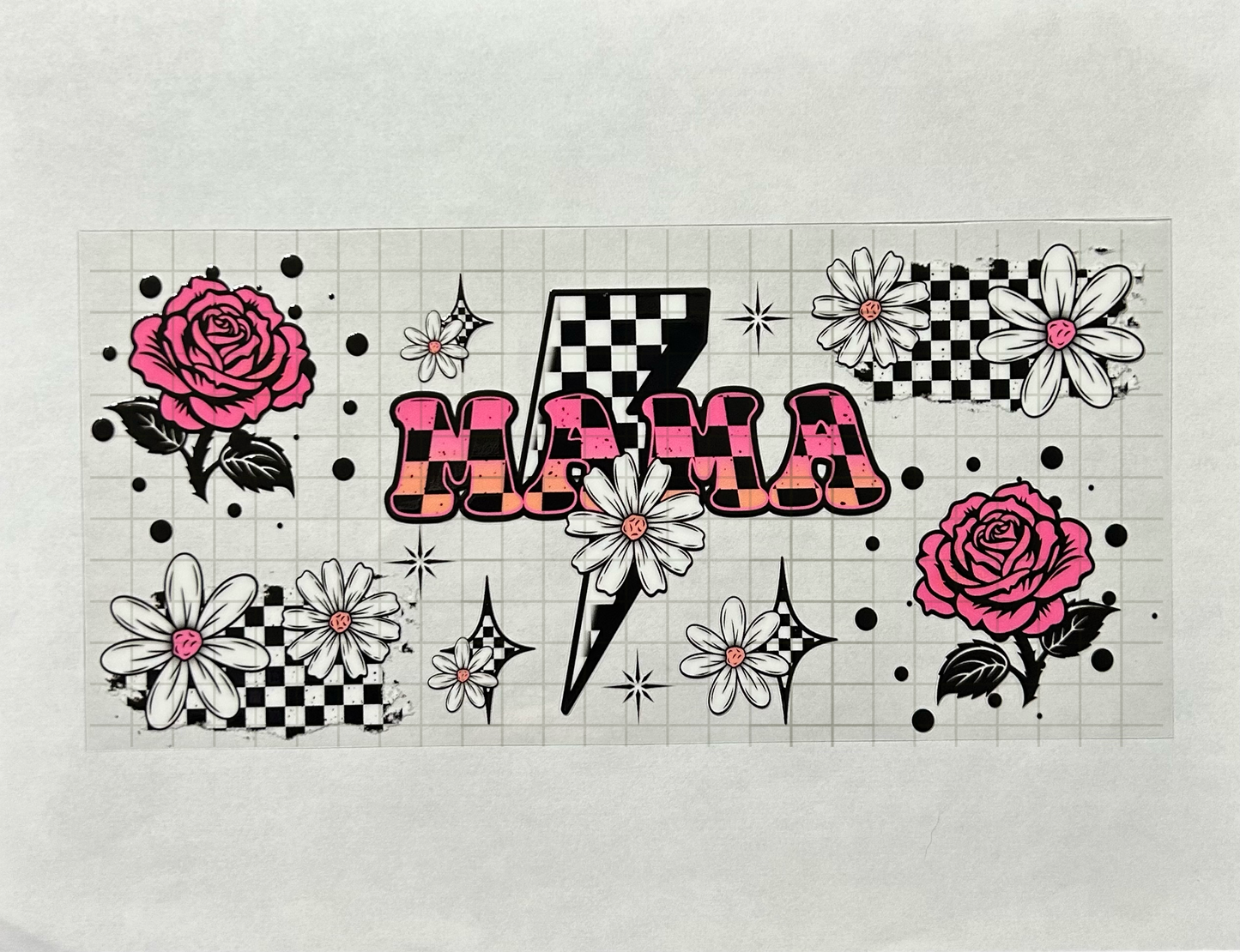 #39 - UV DTF 16 oz cup wrap - Mama UV DTF wrap