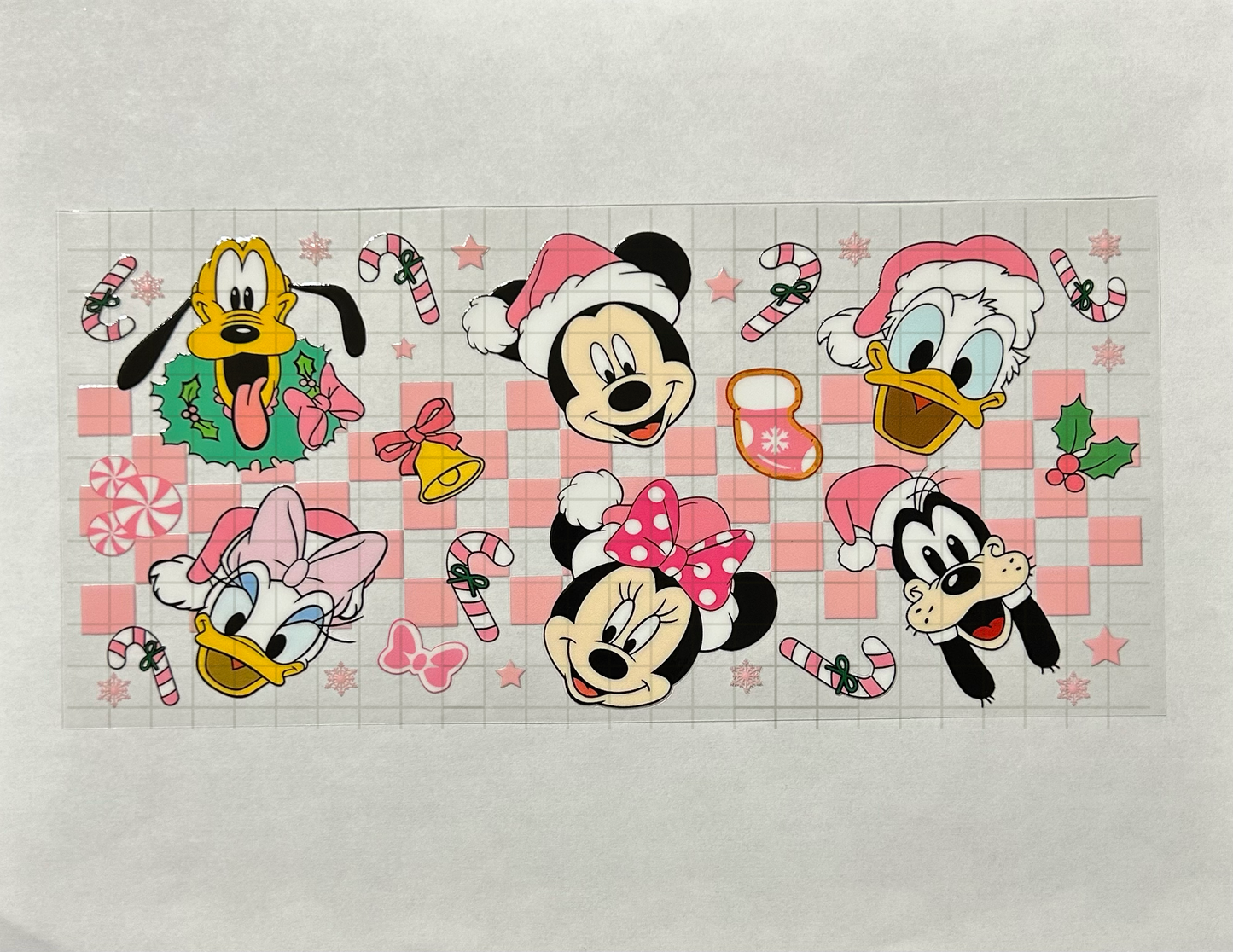 #3 - UV DTF 16 oz cup wrap - Christmas UV DTF wrap