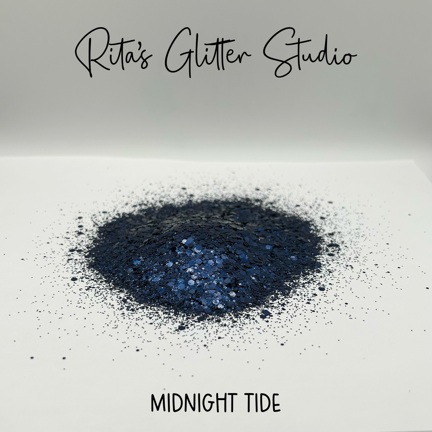 Midnight Tide - Dark Blue Pearl Glitter