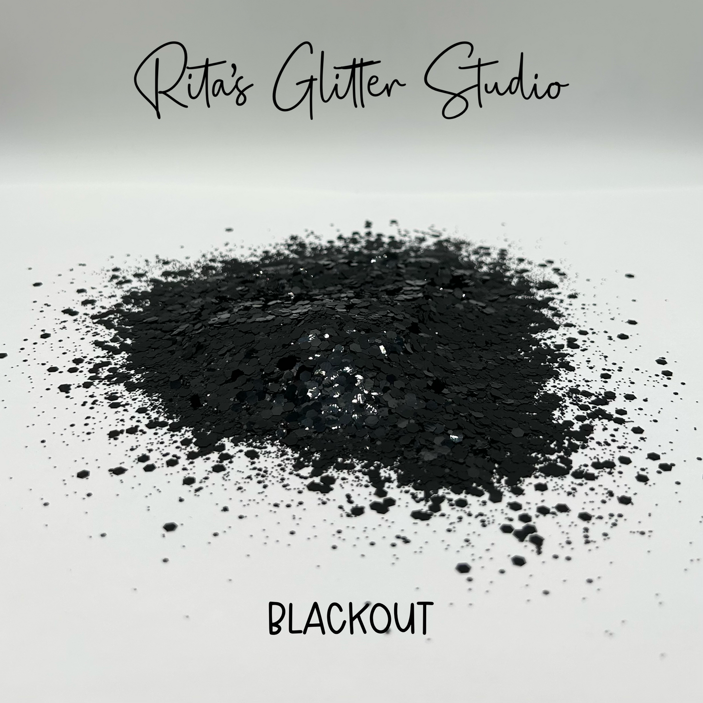 Blackout - Black Metallic Glitter