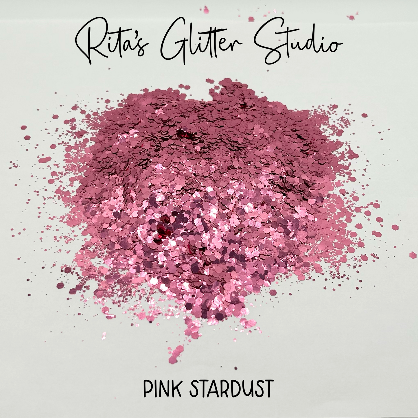 Pink Stardust - Pink Metallic Glitter