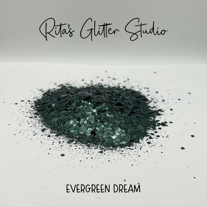 Evergreen Dream - Green Pearl Glitter