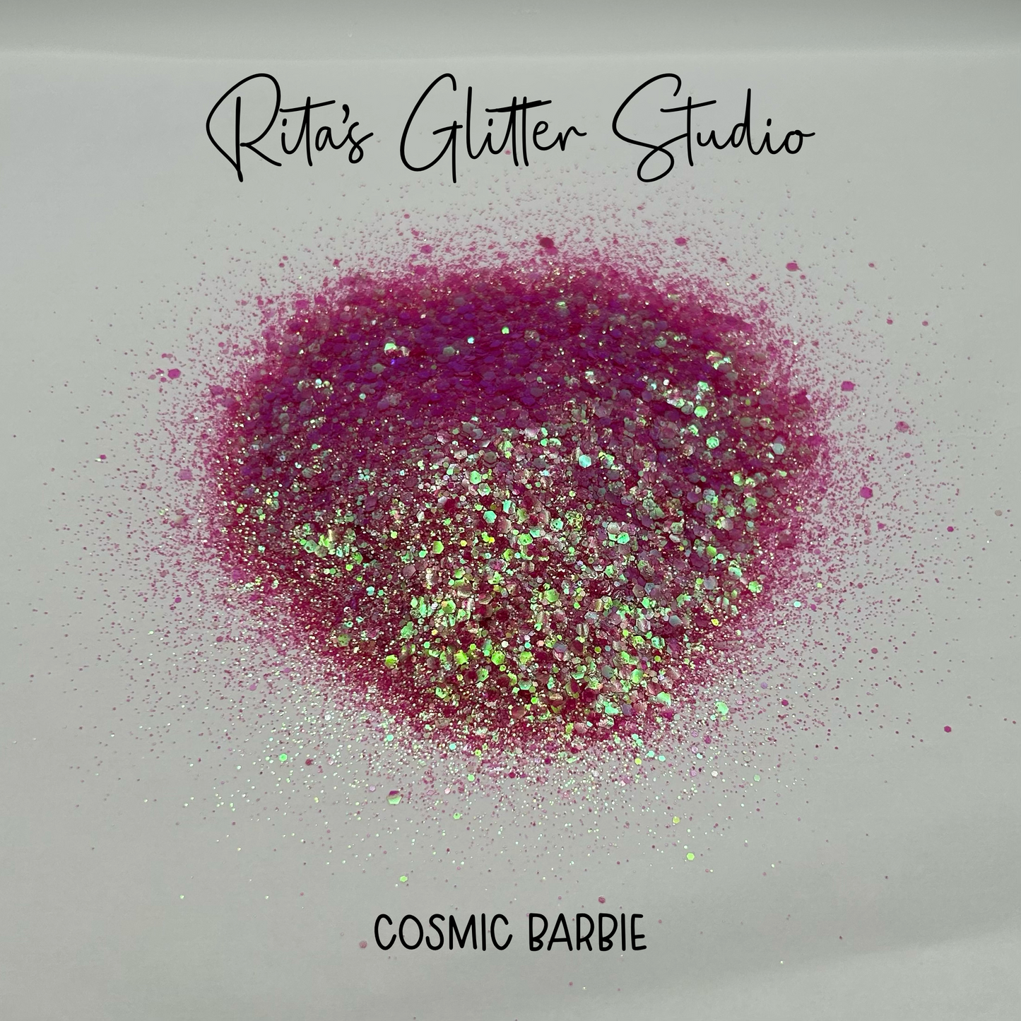Cosmic Barbie - iridescent, color shifting glitter