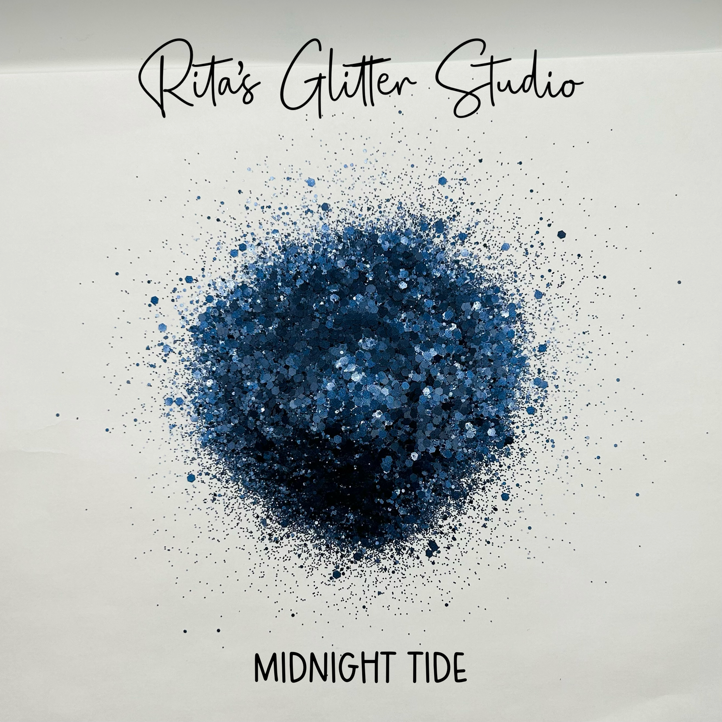 Midnight Tide - Dark Blue Pearl Glitter