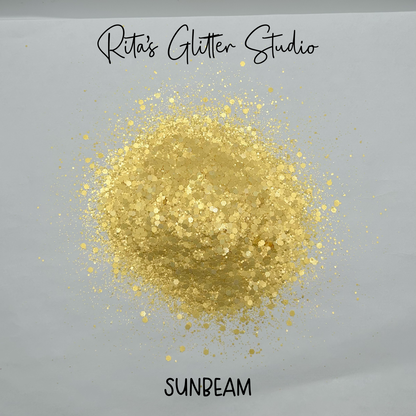 Sunbeam- Yellow Pearl Glitter