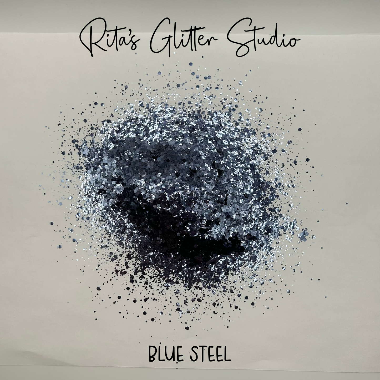 Blue Steel - Blue Metallic Glitter
