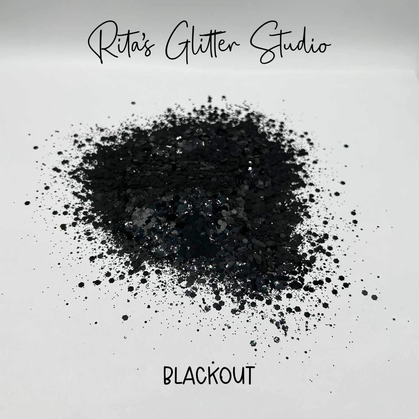 Blackout - Black Metallic Glitter