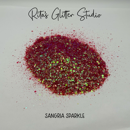Sangria Sparkle - iridescent, color shifting glitter