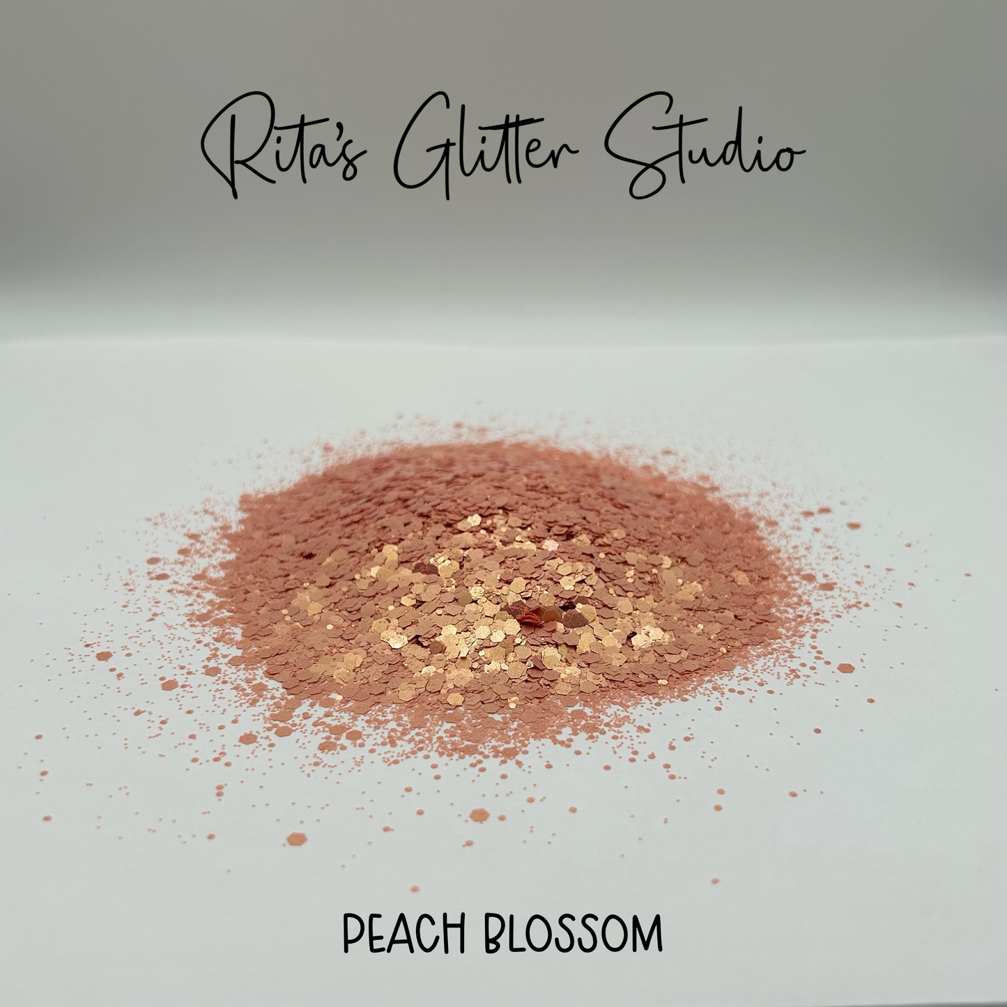Peach Blossom- Peach Pearl Glitter