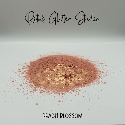 Peach Blossom- Peach Pearl Glitter