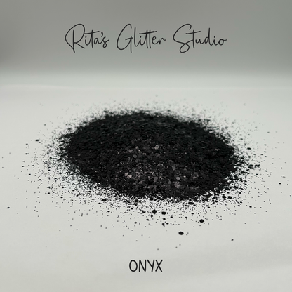 Onyx - Black Glitter