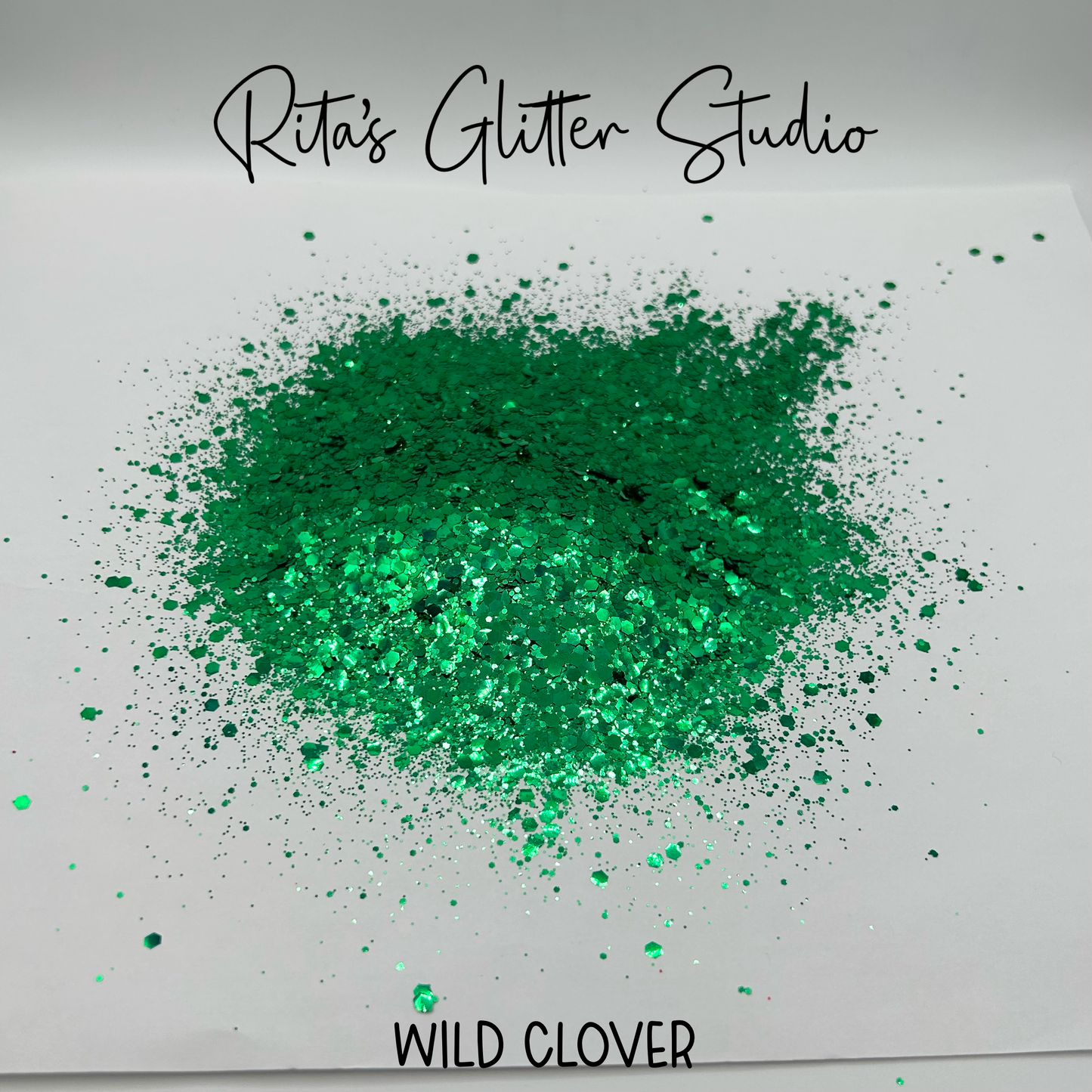 Wild Clover - Green Metallic Glitter