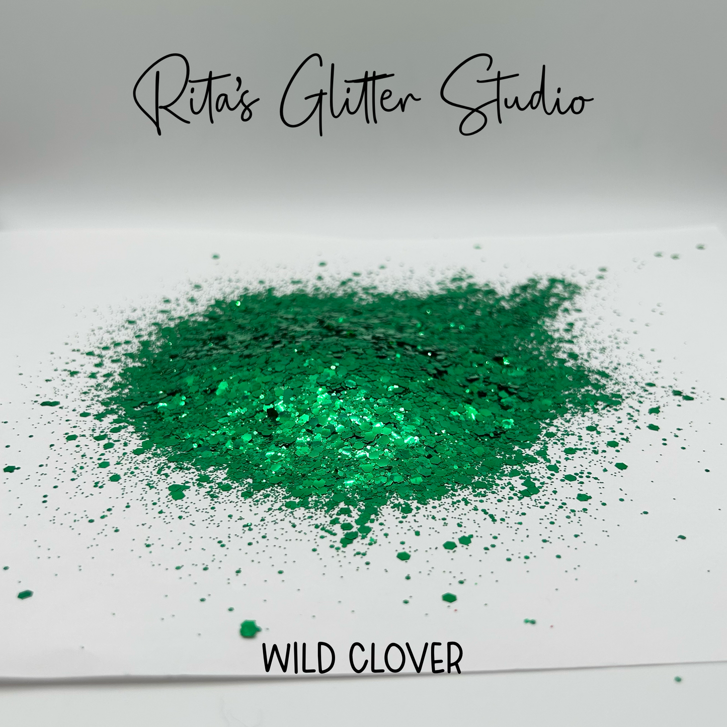 Wild Clover - Green Metallic Glitter