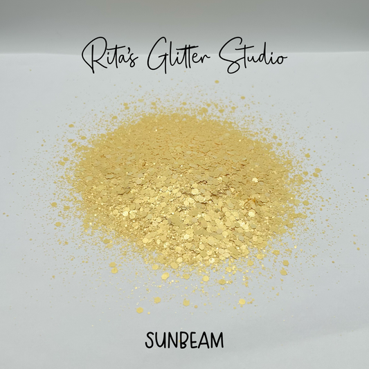 Sunbeam- Yellow Pearl Glitter