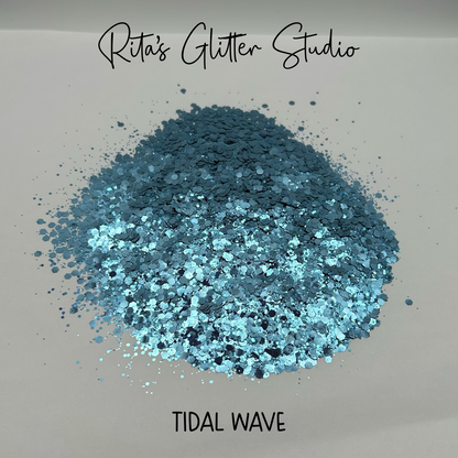 Tidal Wave - Blue Metallic Glitter