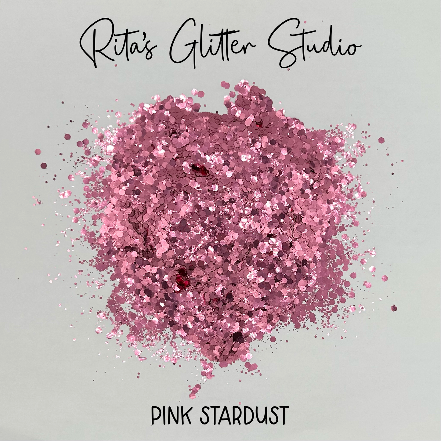 Pink Stardust - Pink Metallic Glitter