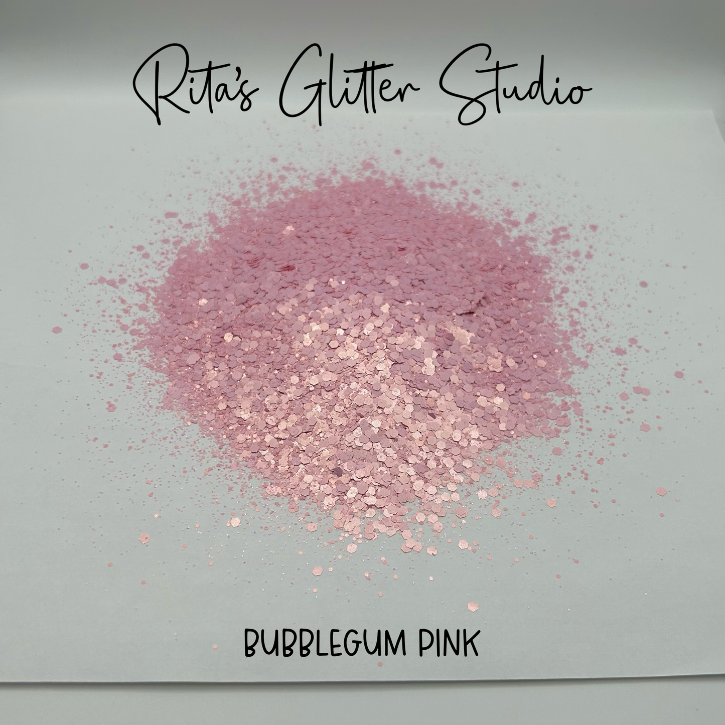 Bubblegum Pink - Pink Pearl Glitter
