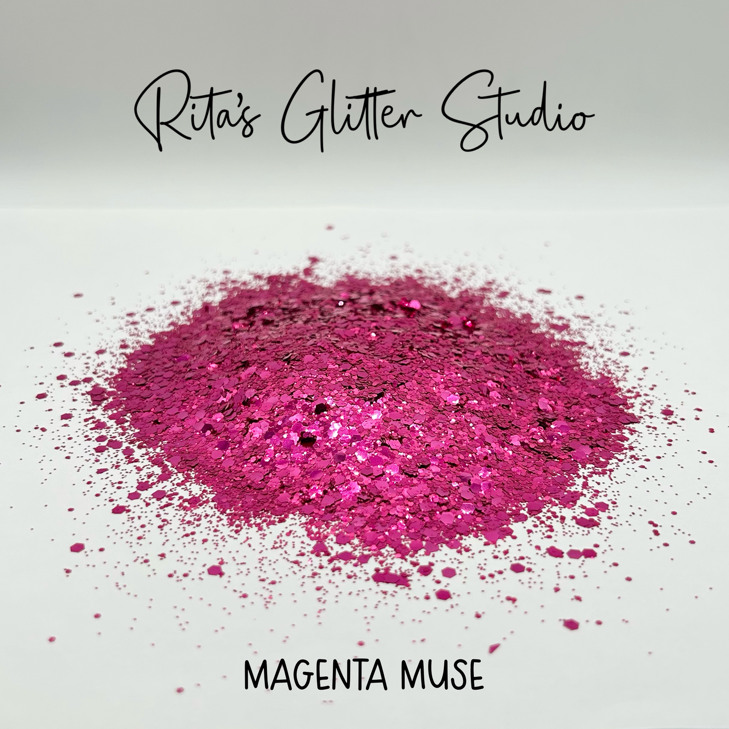Magenta Muse - Pink Metallic Glitter