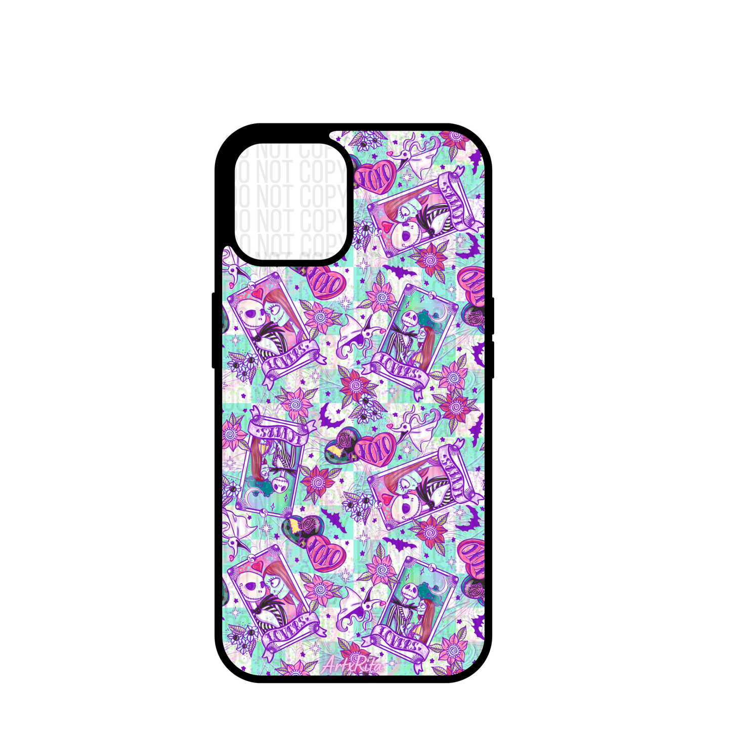 Lovers - Jack & Sally iPhone Case