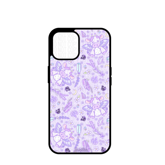 Lavender Cow iPhone Case