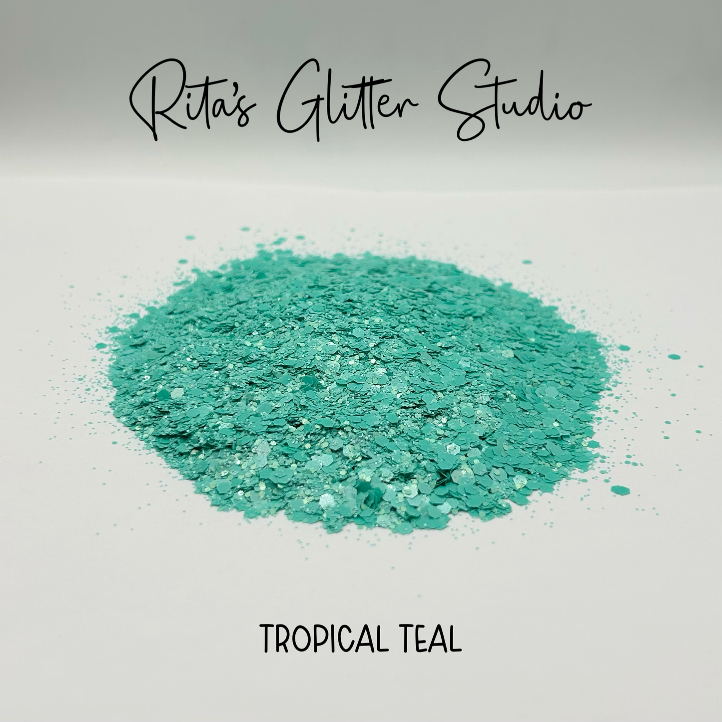 Tropical Teal - Teal Pearl Glitter