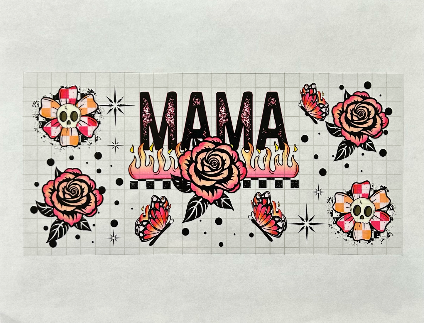 #38 - UV DTF 16 oz cup wrap - Mama UV DTF wrap