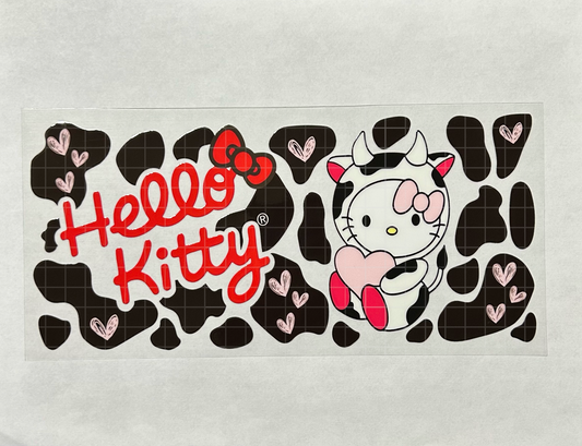 #43 - UV DTF 16 oz cup wrap - kitty UV DTF wrap