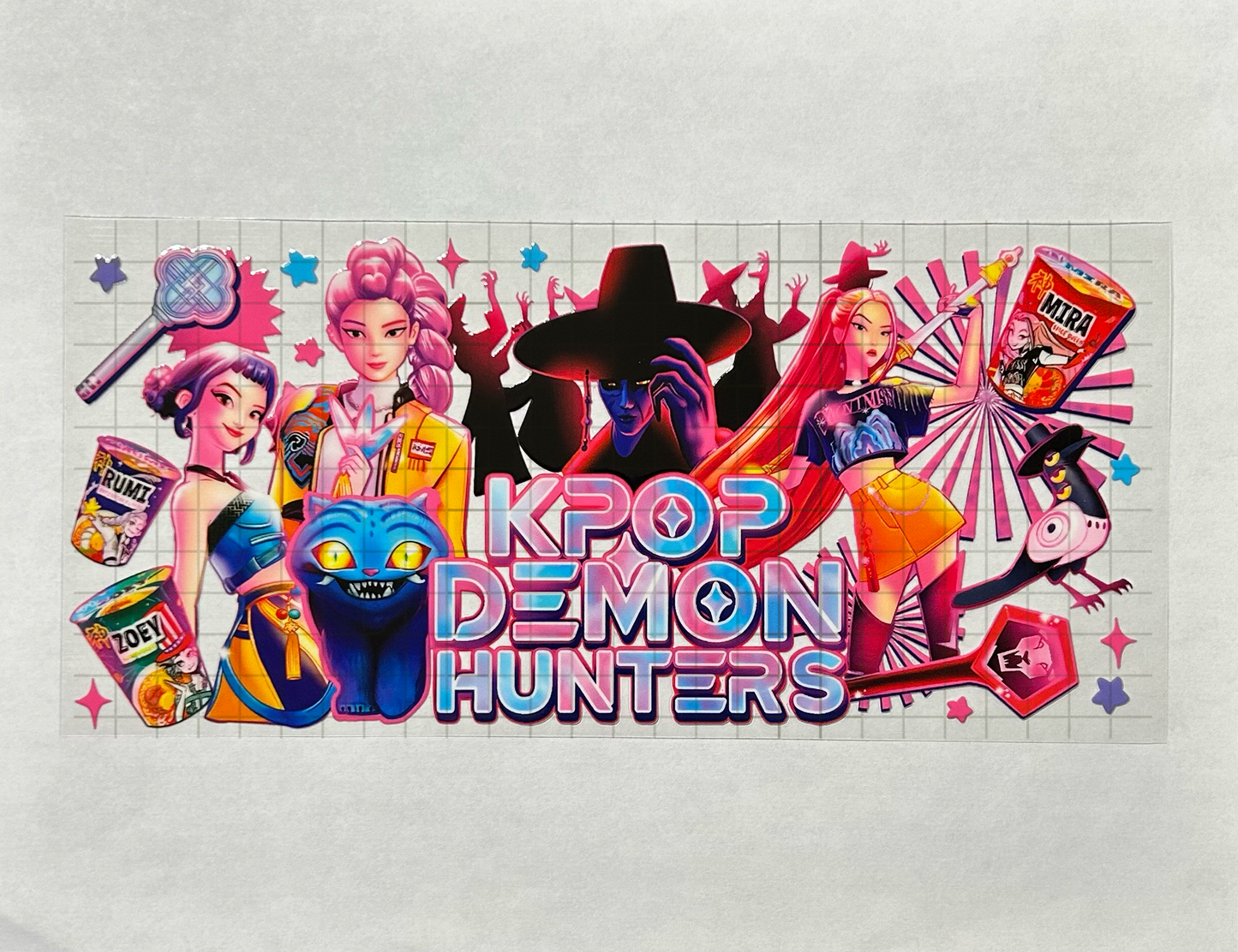 #41 - UV DTF 16 oz cup wrap - K pop UV DTF wrap