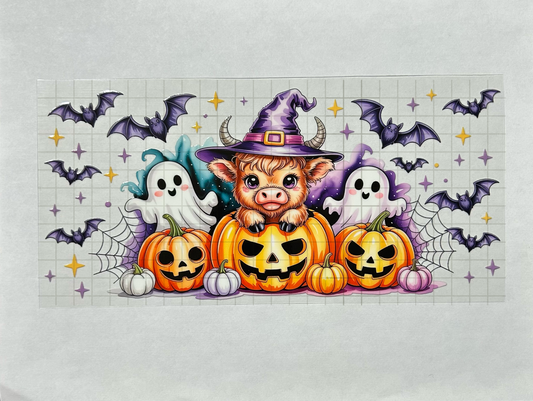 #16 - UV DTF 16 oz cup wrap - Cow UV DTF wrap