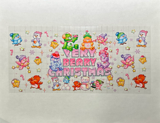 #2 - UV DTF 16 oz cup wrap - Christmas UV DTF wrap