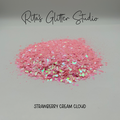 Strawberry Cream Cloud  - Color Shifting Glitter