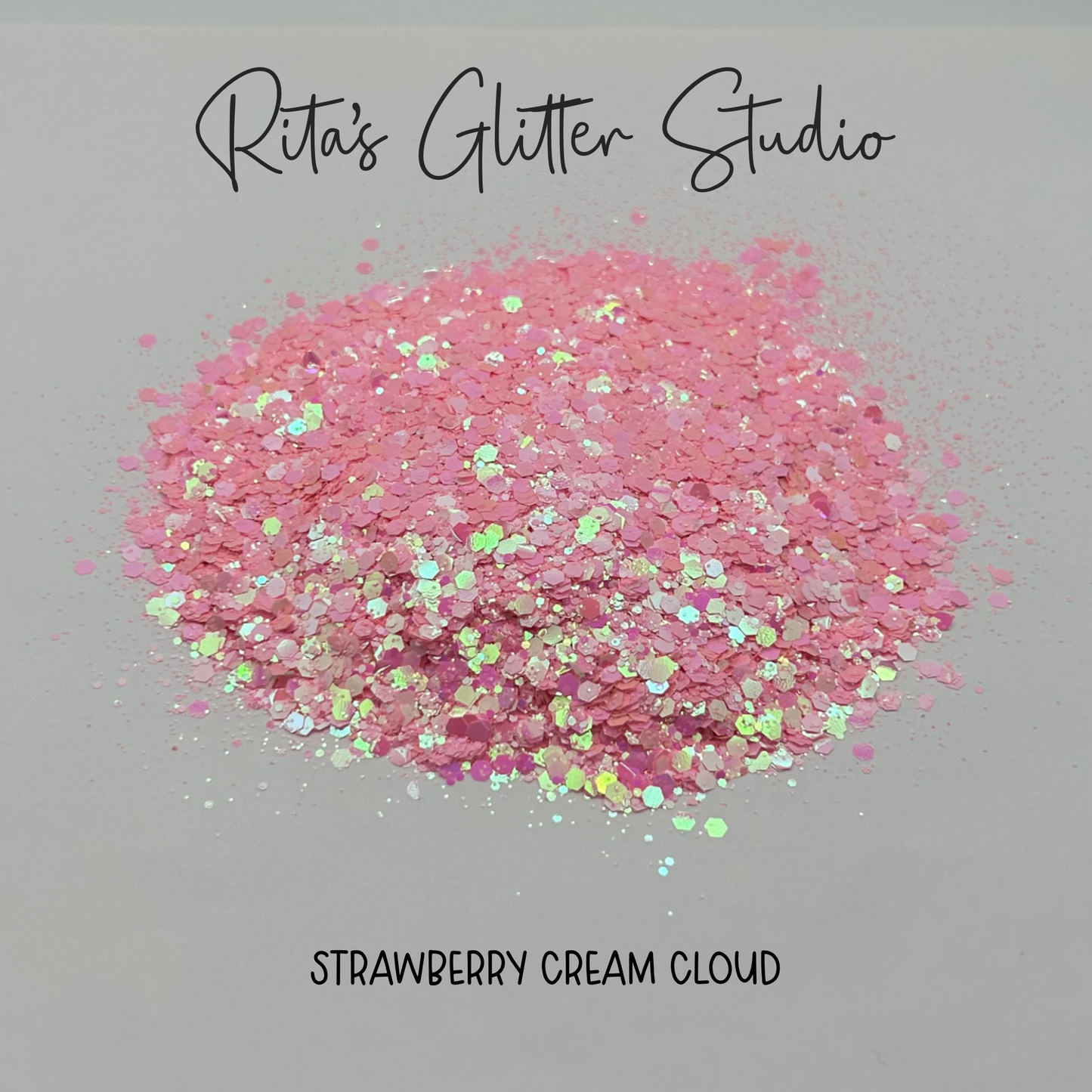 Strawberry Cream Cloud  - Color Shifting Glitter
