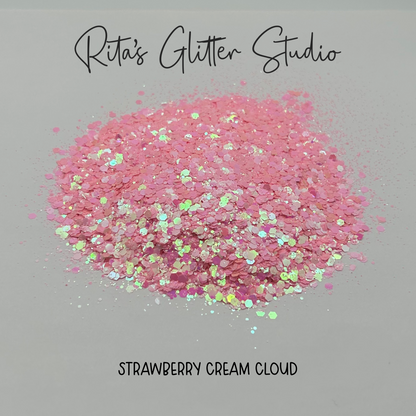 Strawberry Cream Cloud  - Color Shifting Glitter