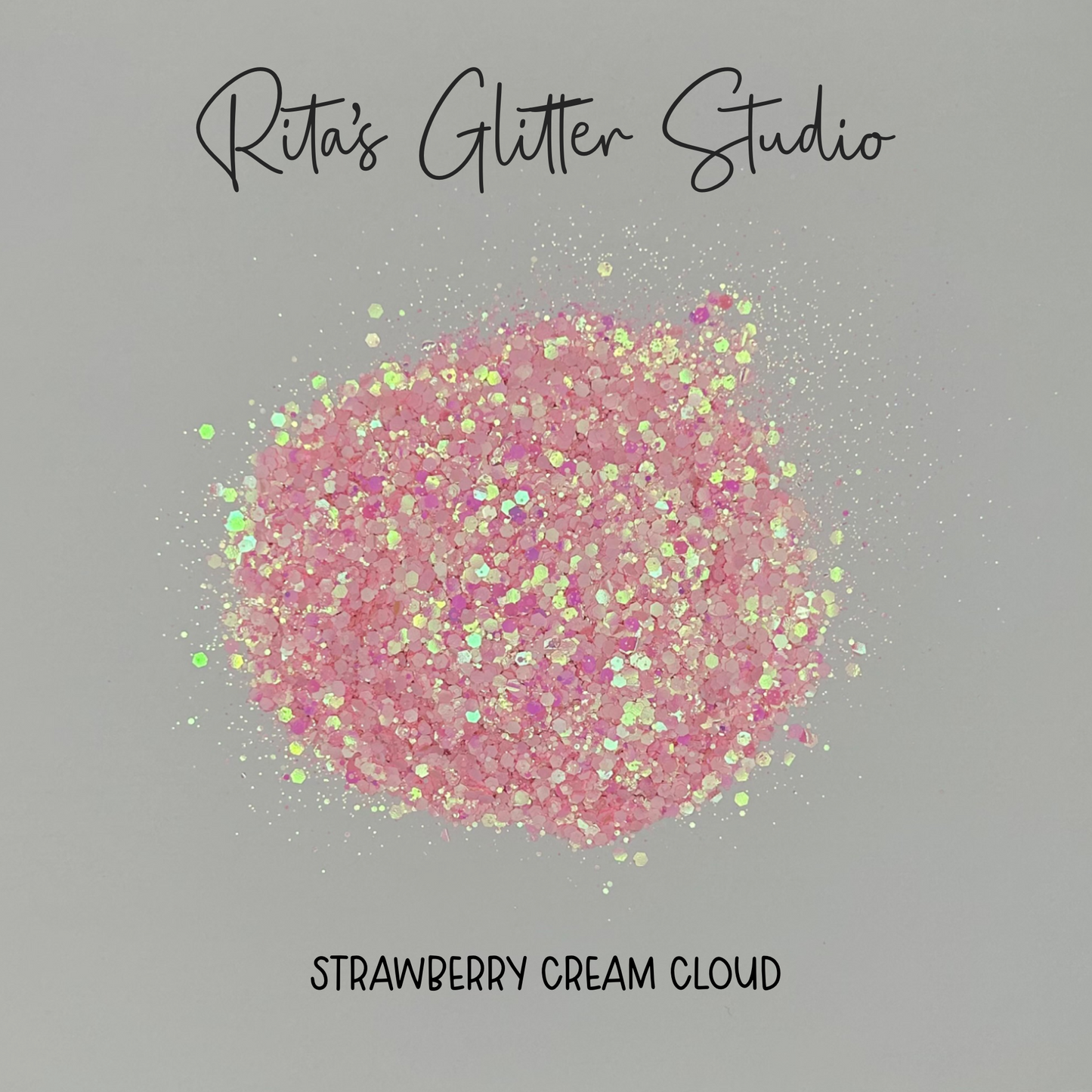 Strawberry Cream Cloud  - Color Shifting Glitter