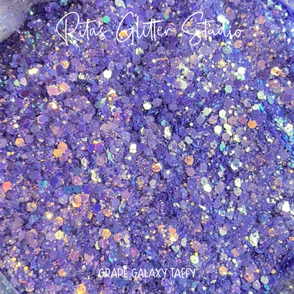 Grape Galaxy Taffy - Color Shifting Glitter