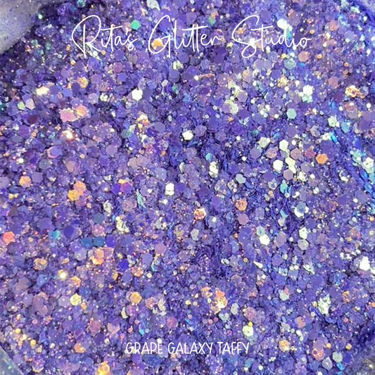Grape Galaxy Taffy - Color Shifting Glitter